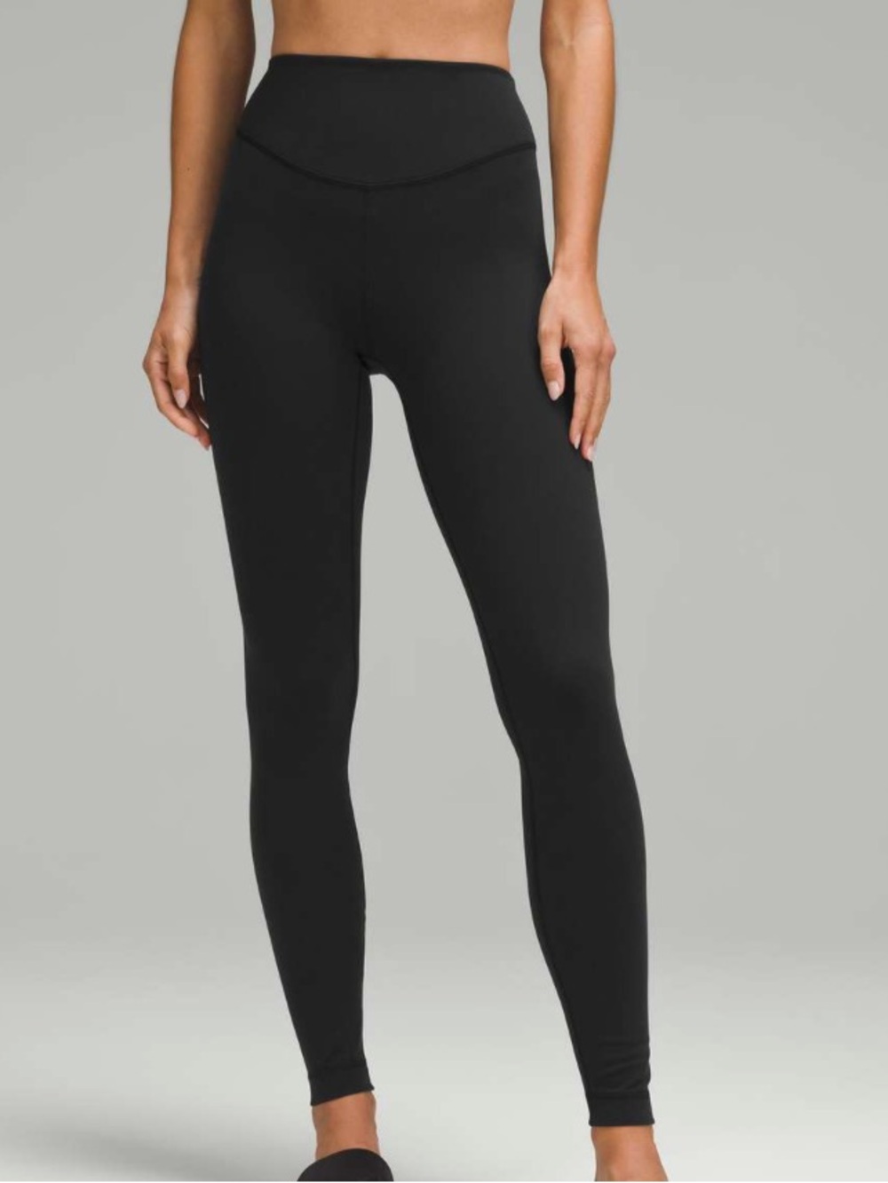 NWT Lululemon Wunder Under SmoothCover High-Rise Tight 28" Black Size 8 - Picture 4 of 10